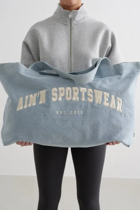 Varsity Tote Bag | Denim