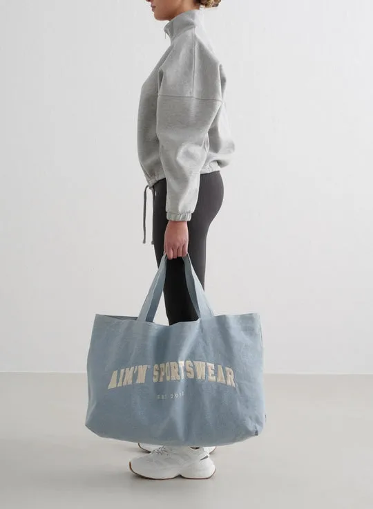 Varsity Tote Bag | Denim