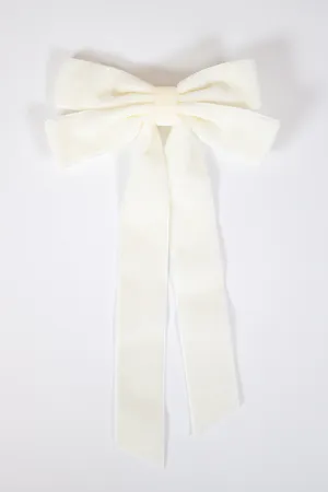 Velvet Ribbon Bow Hair Clips, VARIOUS
