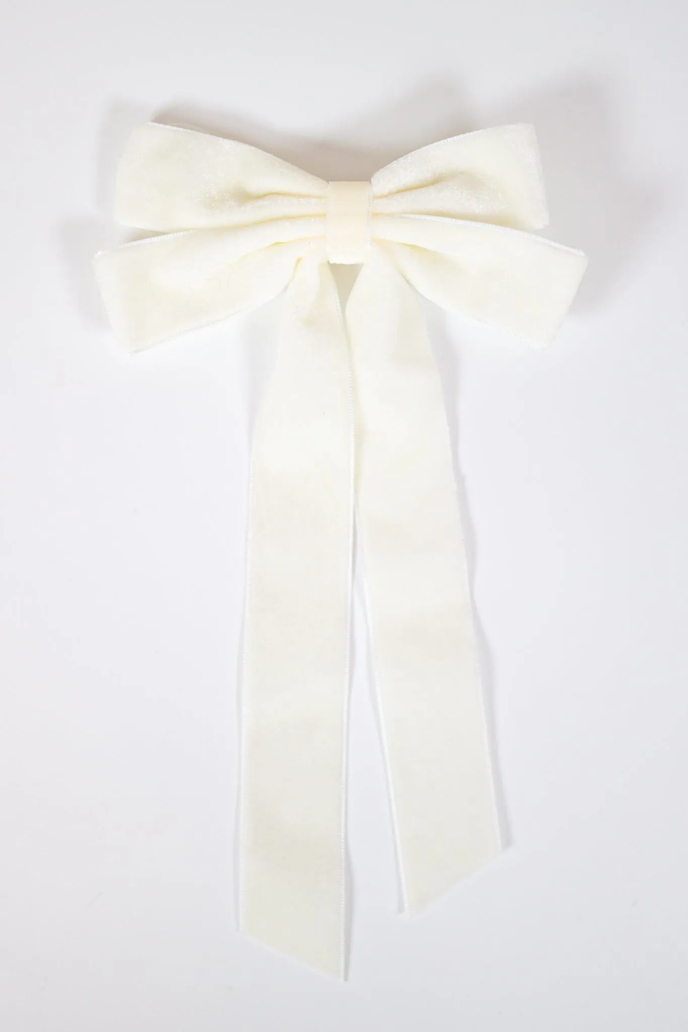 Velvet Ribbon Bow Hair Clips, VARIOUS