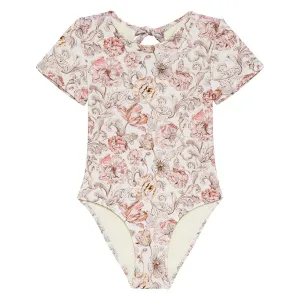 Venecia Floral Mini Short Sleeve One-Piece