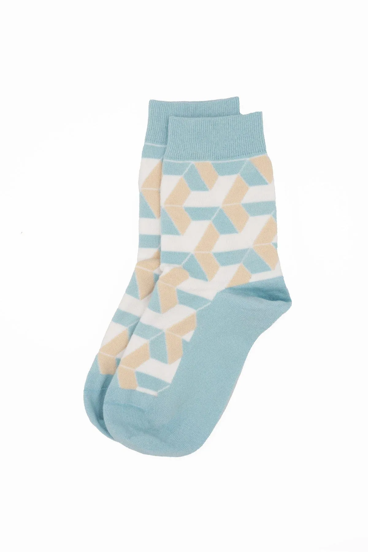 Vertex Women's Organic Cotton Socks | Blue