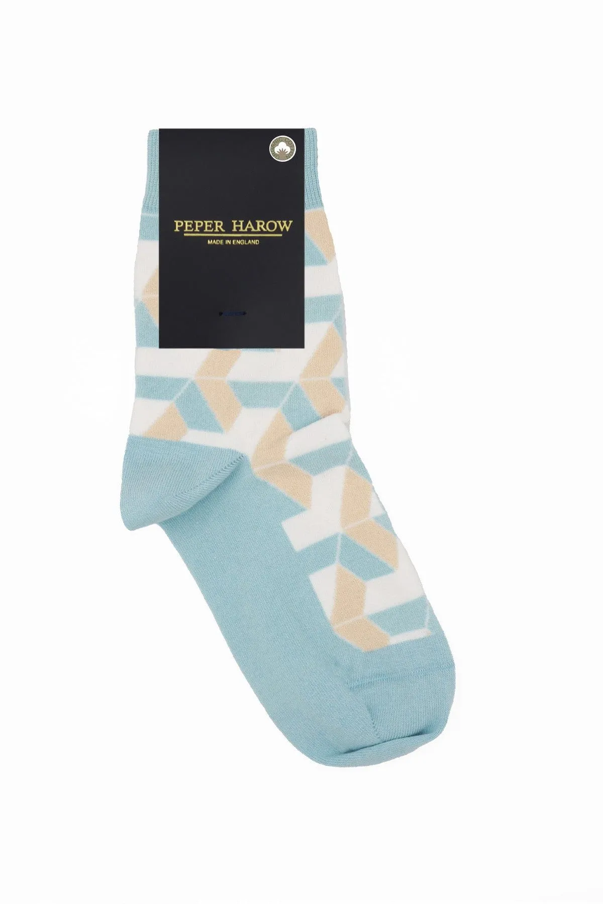 Vertex Women's Organic Cotton Socks | Blue