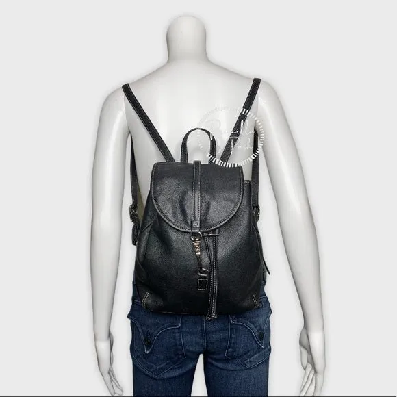 Vintage Coach Black Leather Legacy Backpack 9368