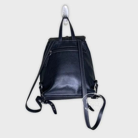 Vintage Coach Black Leather Legacy Backpack 9368