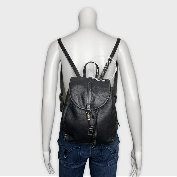 Vintage Coach Black Leather Legacy Backpack 9368