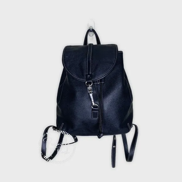 Vintage Coach Black Leather Legacy Backpack 9368