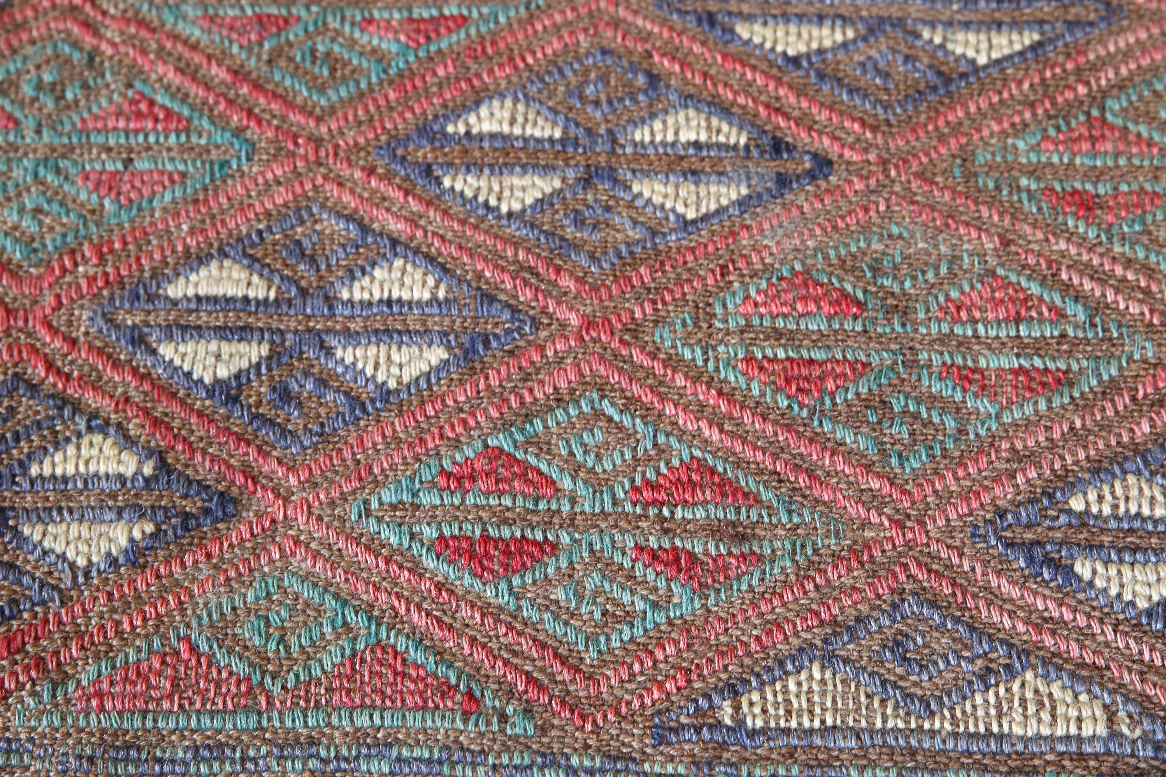 Vintage Mini Turkish Kilim Rug 20"x40"