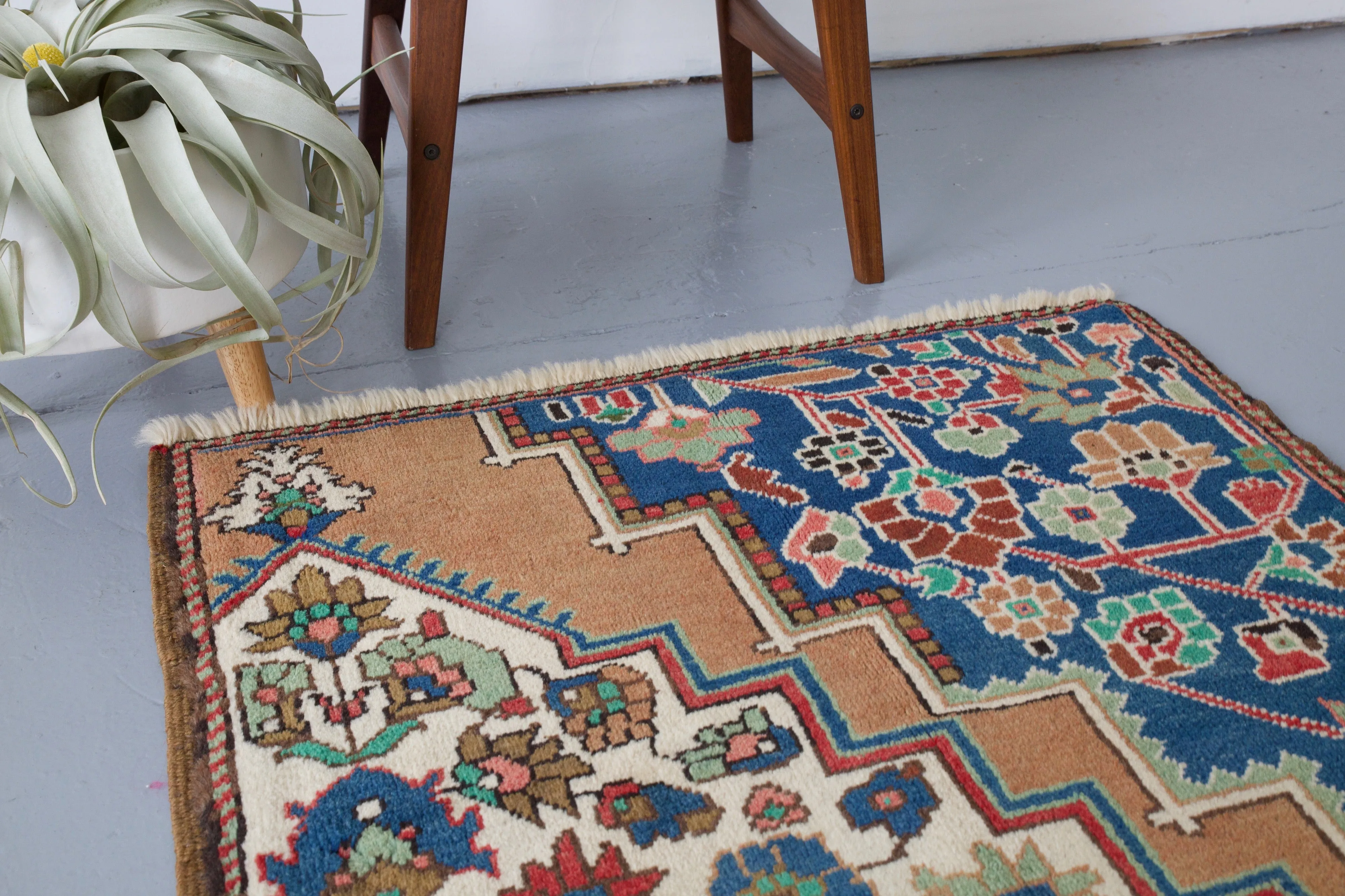 Vintage Mini Turkish Rug