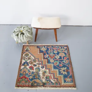 Vintage Mini Turkish Rug