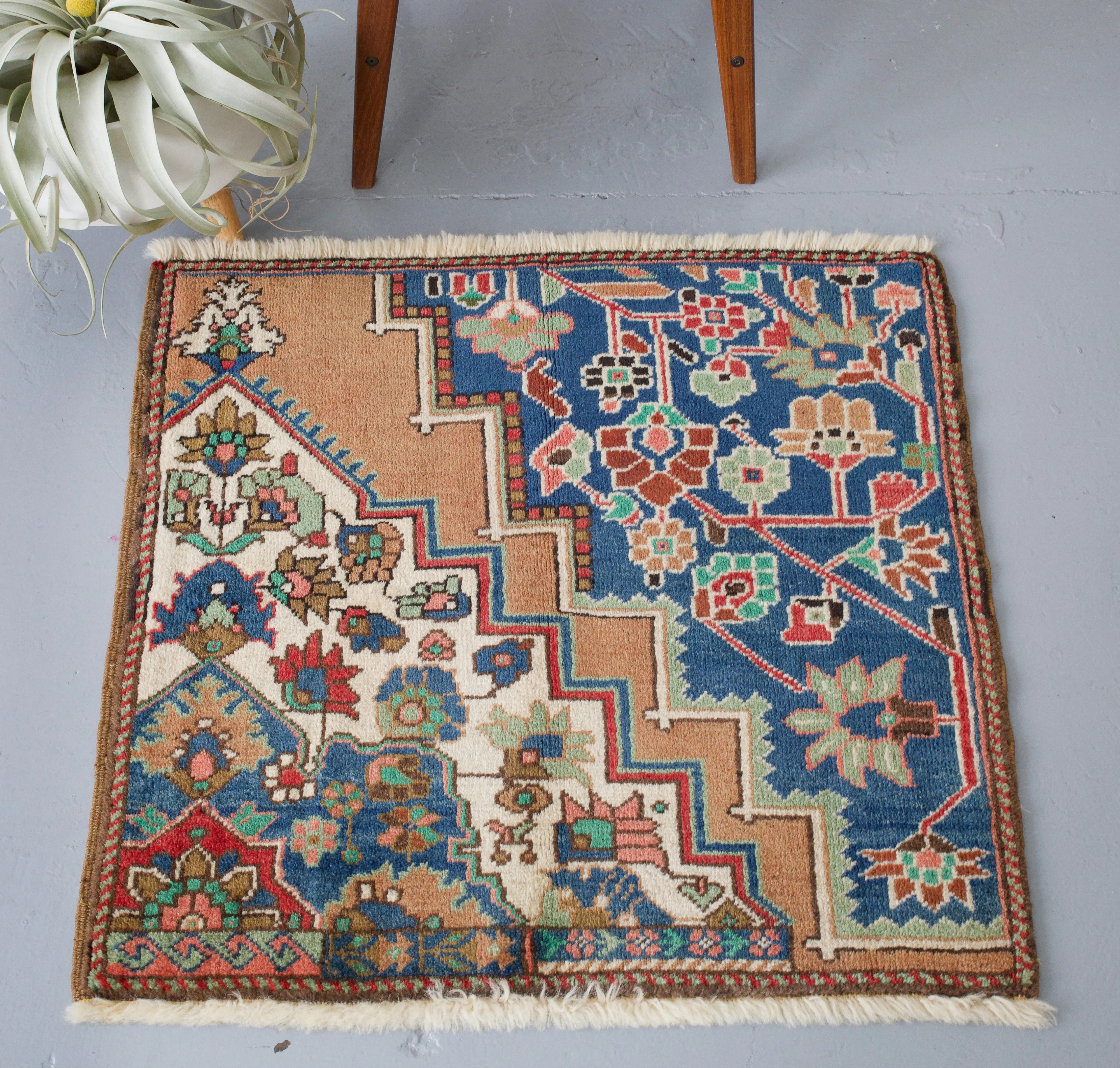 Vintage Mini Turkish Rug
