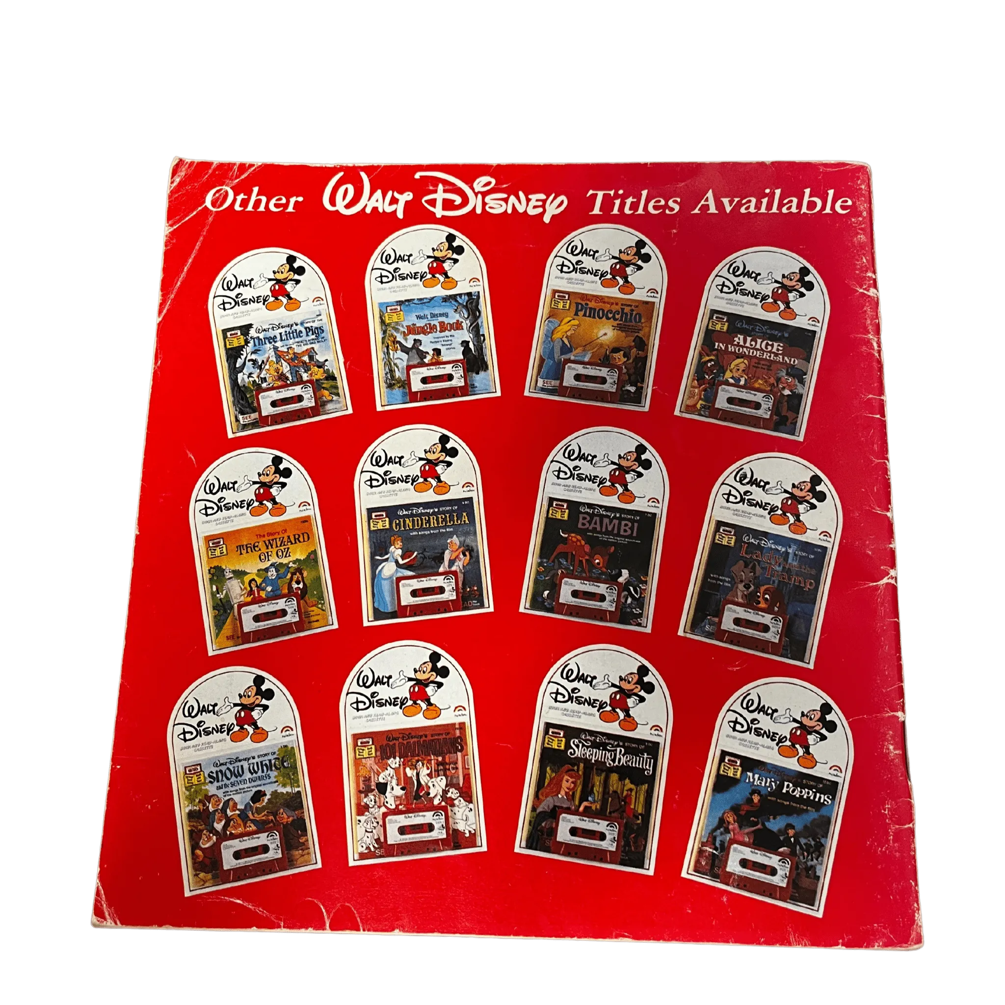 Vintage Snow White and the Seven Dwarfs Read Along Book