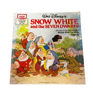 Vintage Snow White and the Seven Dwarfs Read Along Book