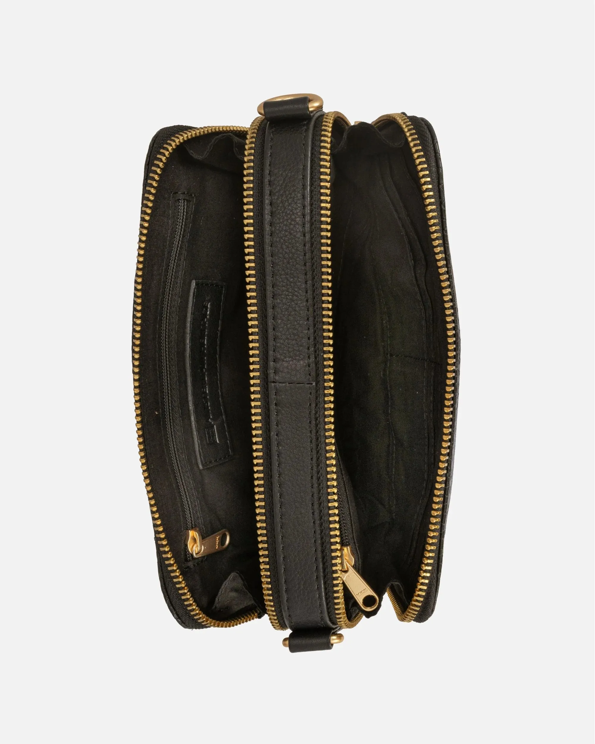 Vries Leather Crossbody Bag