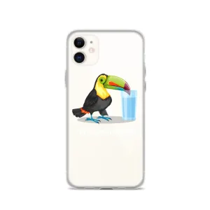 Wet Your Beak (WHITE text) - iPhone Case