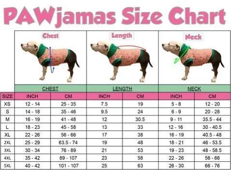 When Pigs Fly - Dog Pajama with Pink Neck & Trim/Sleeves