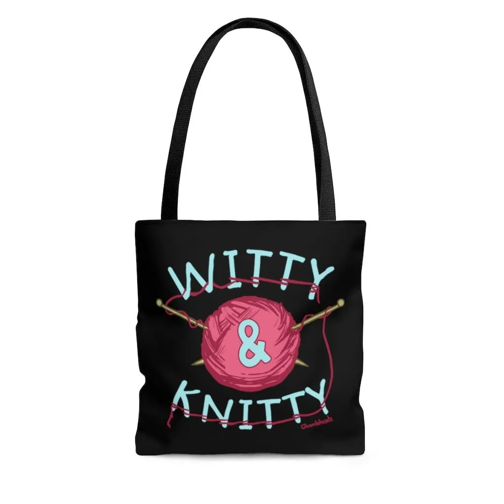 Witty & Knitty Tote Bag