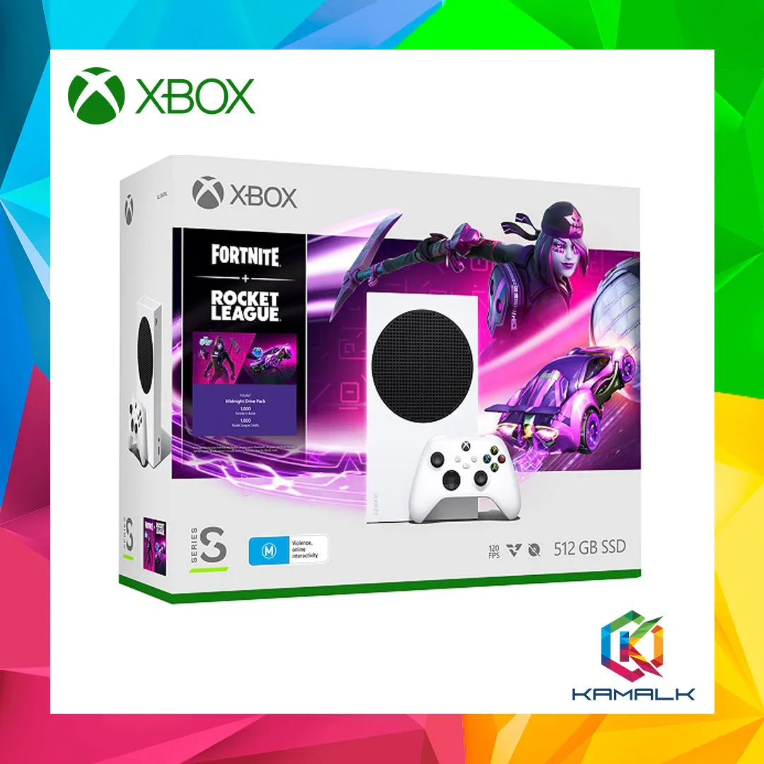 Xbox Series S – Fortnite & Rocket League Bundle ( Export set with 1 week warranty )