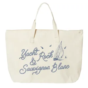 Yacht Rock - Zip Tote Bag - Natural