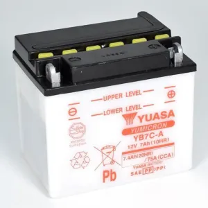 YB7C-A DG Battery with acid pack Yuasa (YB7CAPK)