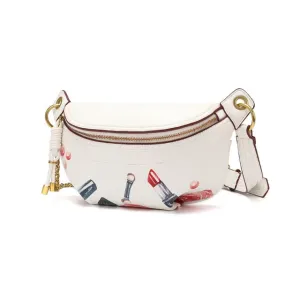 YIZHONG Leather Large Capacity Chest Bag Luxury Fanny Pack for Women Europe Leisure Wiast Bag Chain Messenger Bag Purses Sac