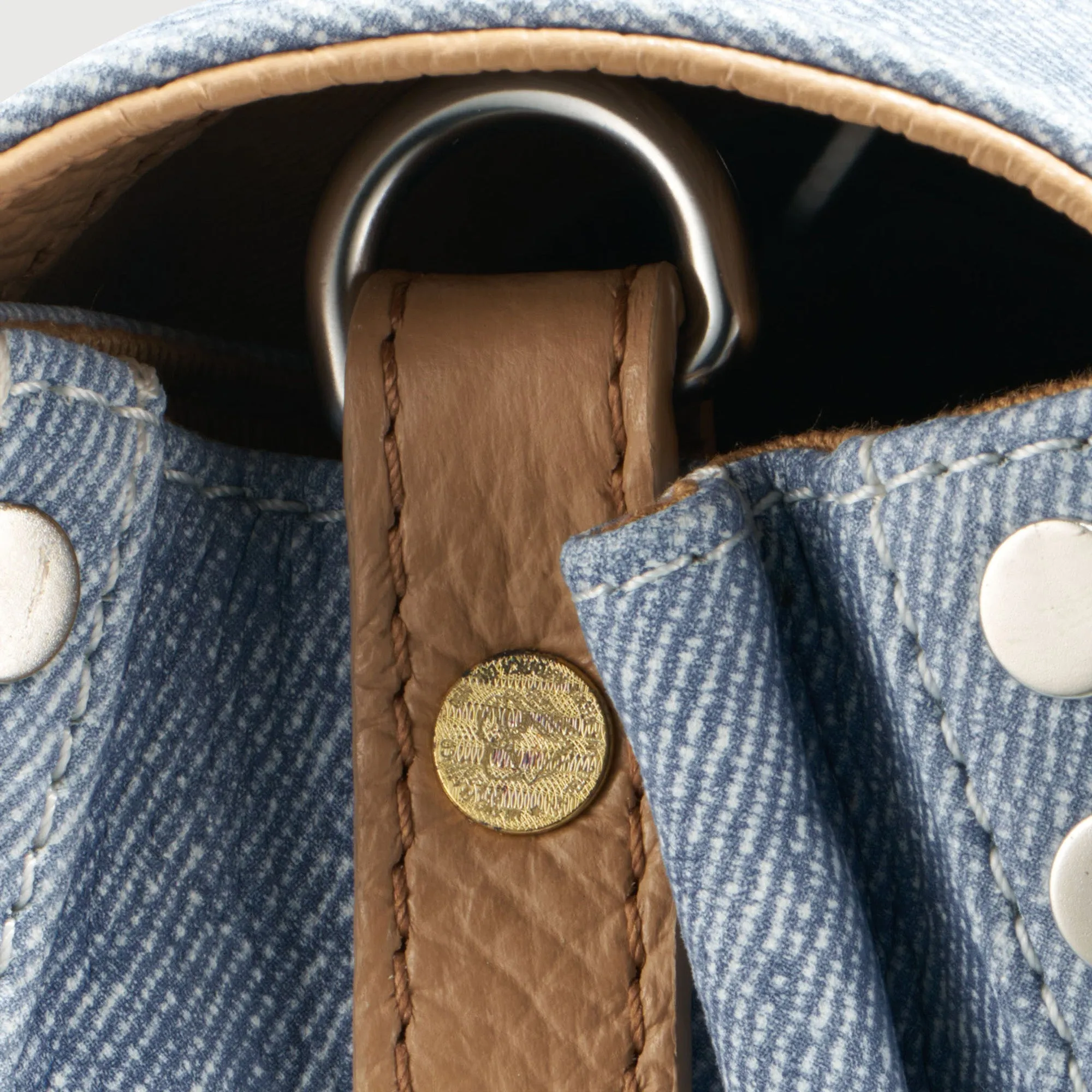 Zanellato Borsa Postina S Tela Genova Blu Donna
