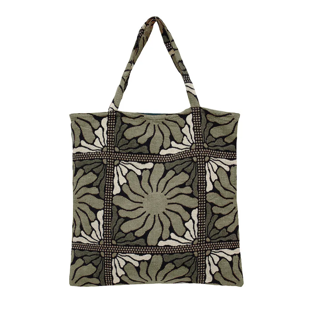 Zinnia Tote Bag - Moss
